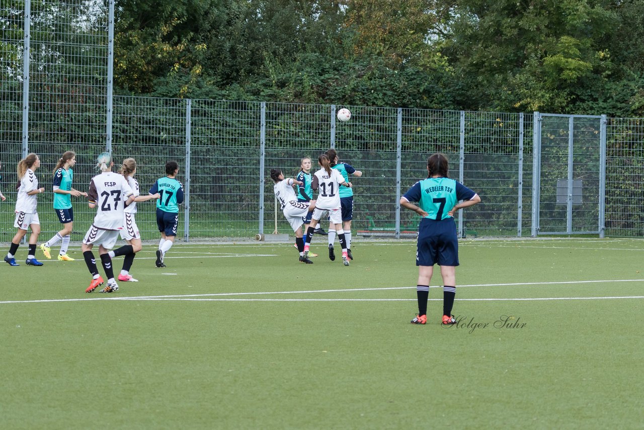 Bild 332 - B-Juniorinnen Wedel - St. Pauli : Ergebnis: 1:2